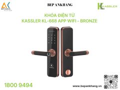 Khóa điện tử Kassler KL-668 App Wifi - Bronze 